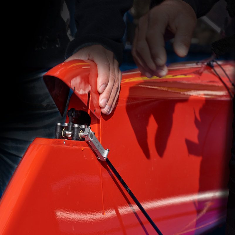 FlySafe Automatic foil control system for iFLY15 sailing