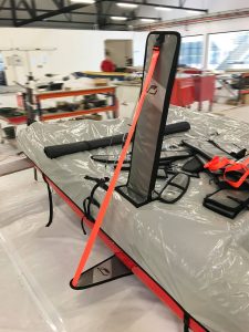 Foiling catamaran sailing - carbon foils