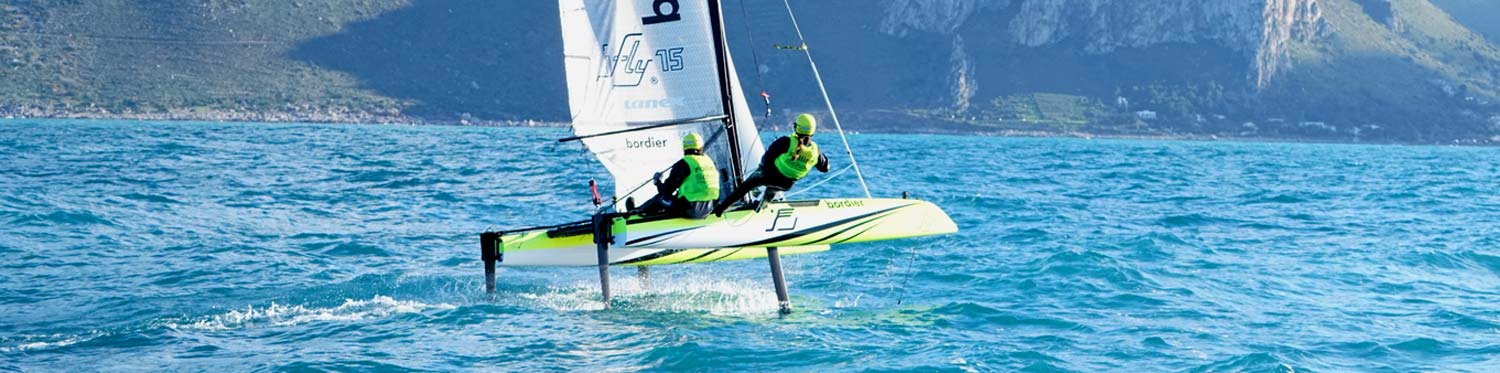 iFLY foiling sailboat - best experienced sailing